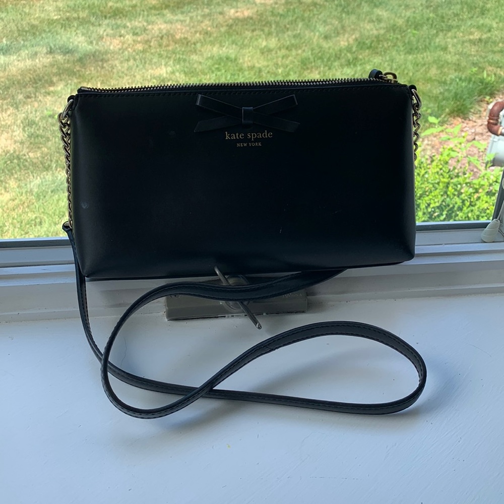 Kate Spade black crossbody purse
